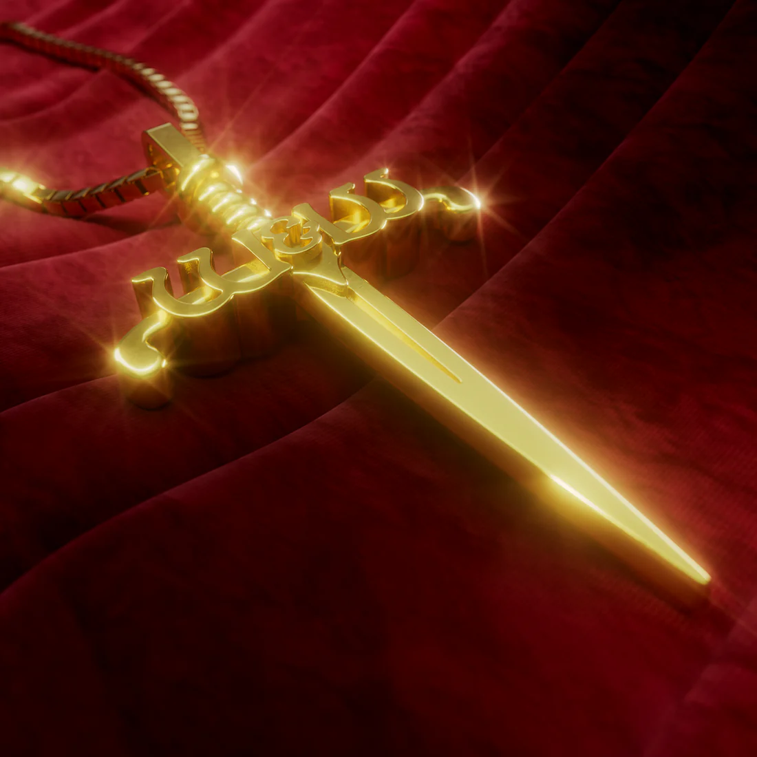 Gold W&W Necklace - Image 5