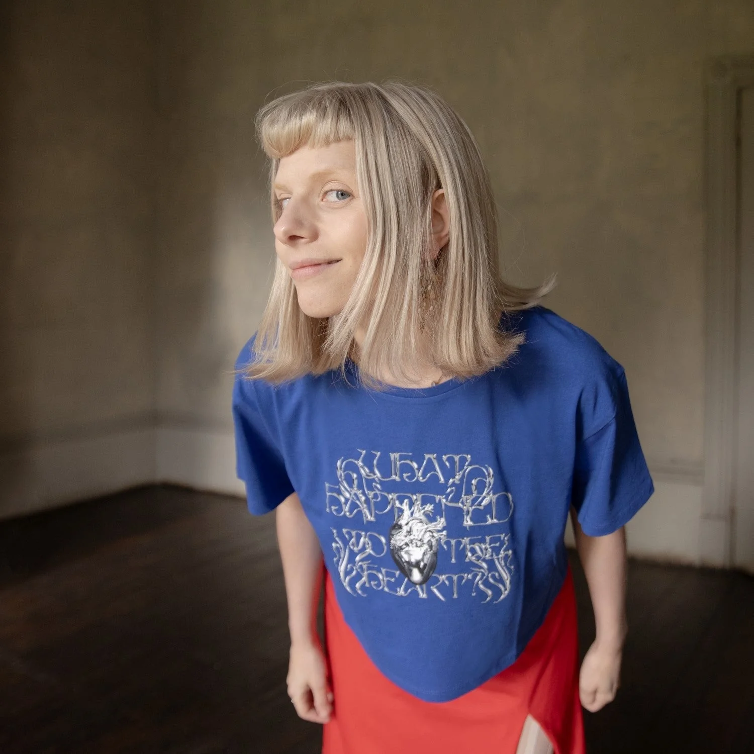 What Happened To The Heart? Cropped T-shirt - Image 3