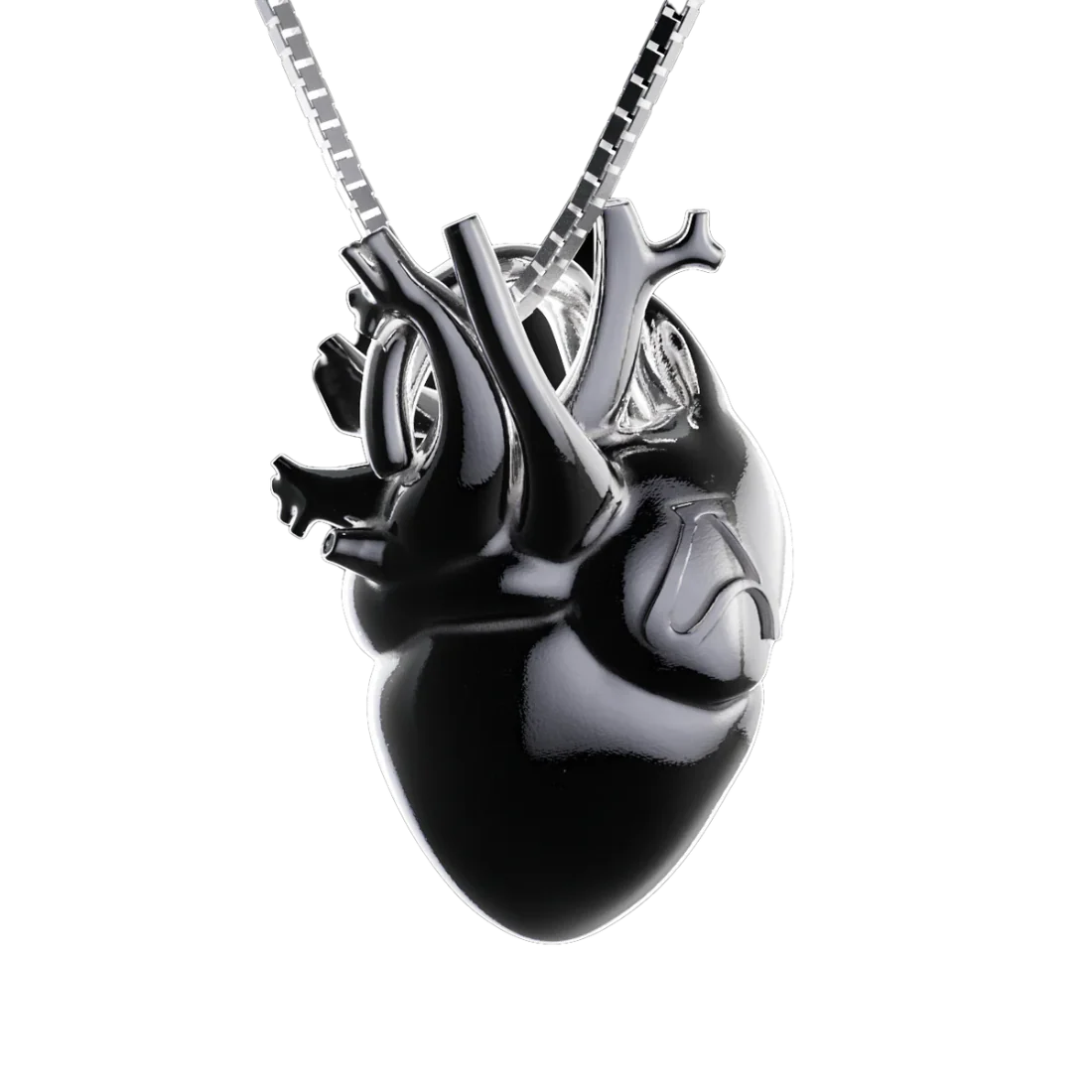 What Happened To The Heart? Silver Necklace - Image 3
